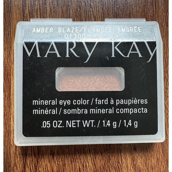 Mary Kay Mineral Eye Color AMBER BLAZE Full Size NIB 013008 - Picture 1 of 2